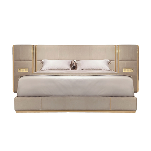 Multifunctional smart bed with switch panel