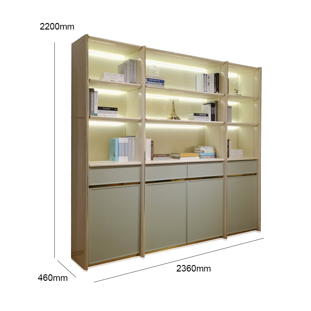 Modern design style multifunctional storage bookcase ​