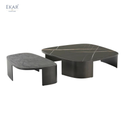 EKAR FURNITURE Natural Marble Coffee Table - Stylish Design, High-Quality Material