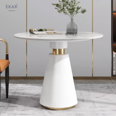 EKAR FURNITURE Luxury Marble Coffee Table - Stylish Design, High-Quality Material