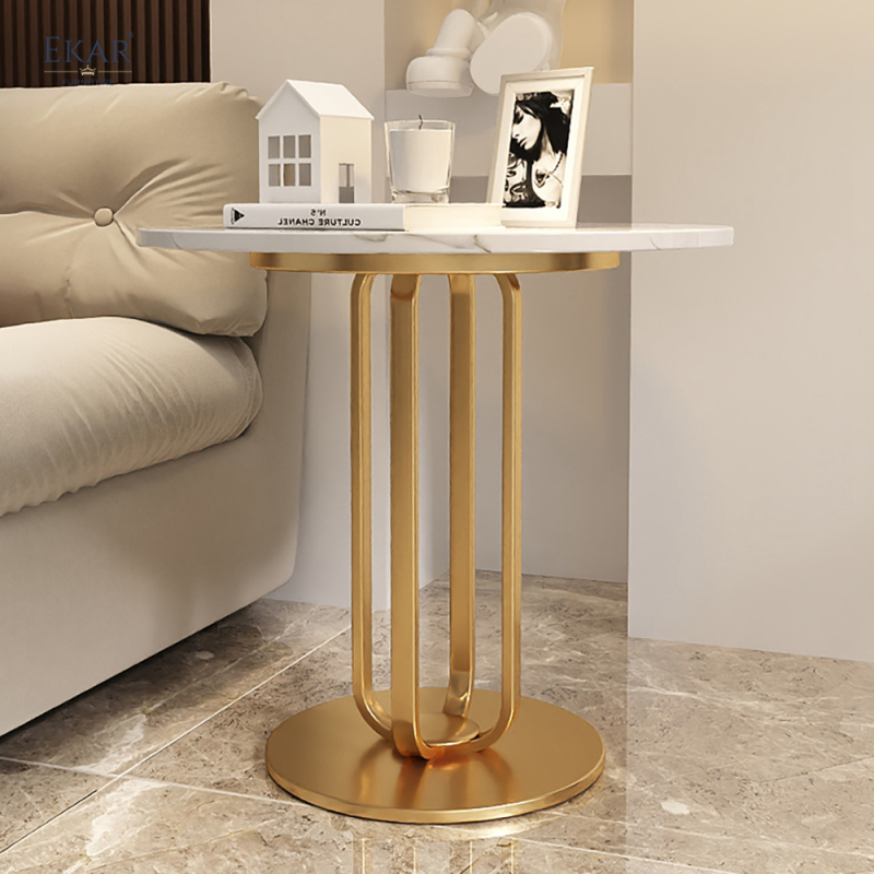 EKAR FURNITURE Luxury Marble Coffee Table - Stylish Design, High-Quality Material