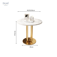 EKAR FURNITURE Luxury Marble Coffee Table - Stylish Design, High-Quality Material