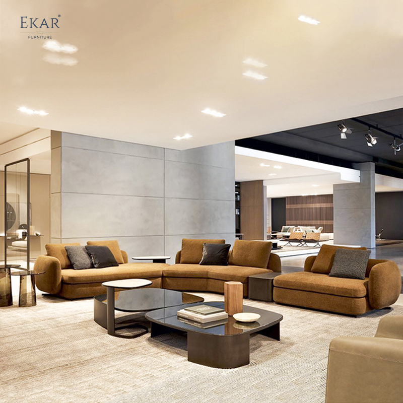 EKAR FURNITURE Natural Marble Coffee Table - Stylish Design, High-Quality Material