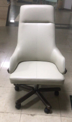 EKAR FURNITURE Leather and Iron Light Luxury Office Chair - Coexistence of and Strength