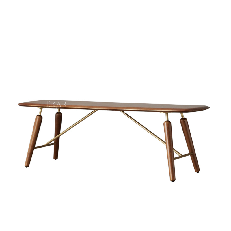 Modern Bench for Simple Wooden Dining Table and Chairs FurnitureByModern