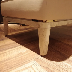 Premium wooden foot stool is both comfortable and stylish