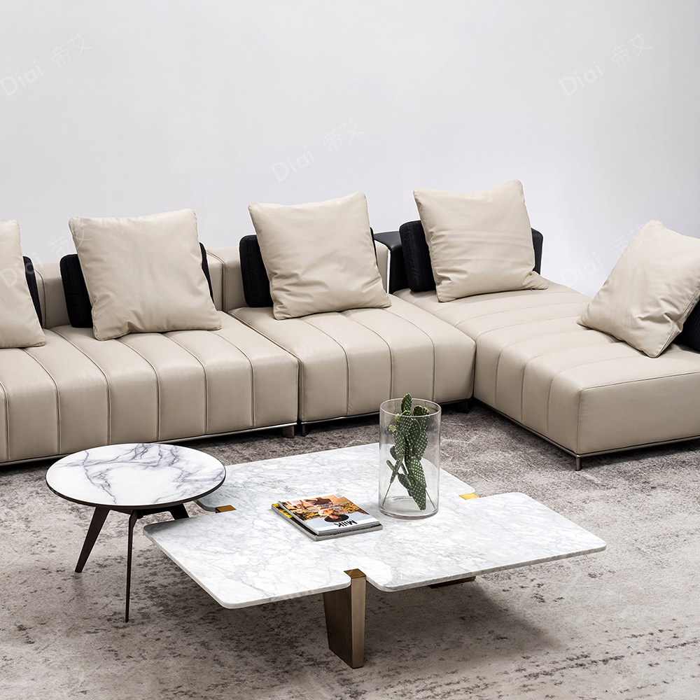  Italian Style Sectional Sofa 