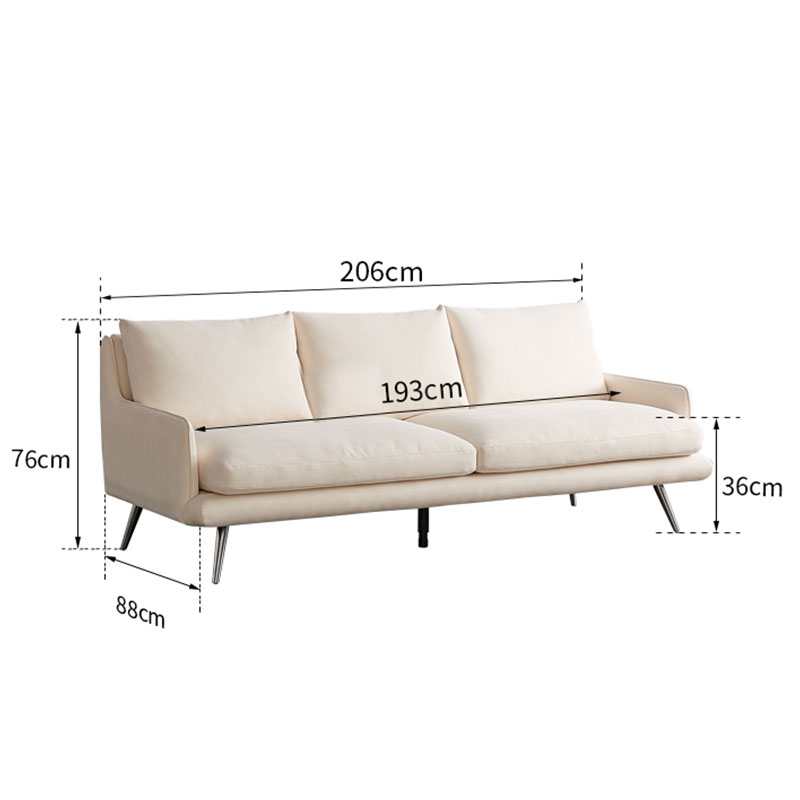 Italian Minimalist Sofa - Modern Design Living Room Sofa