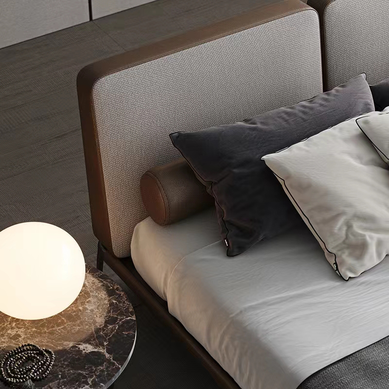 Modern Italian-Styled Fabric Bedroom Bed