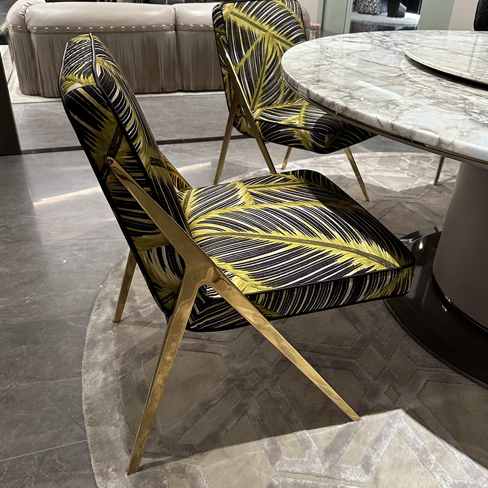 Sleek dining chair design
