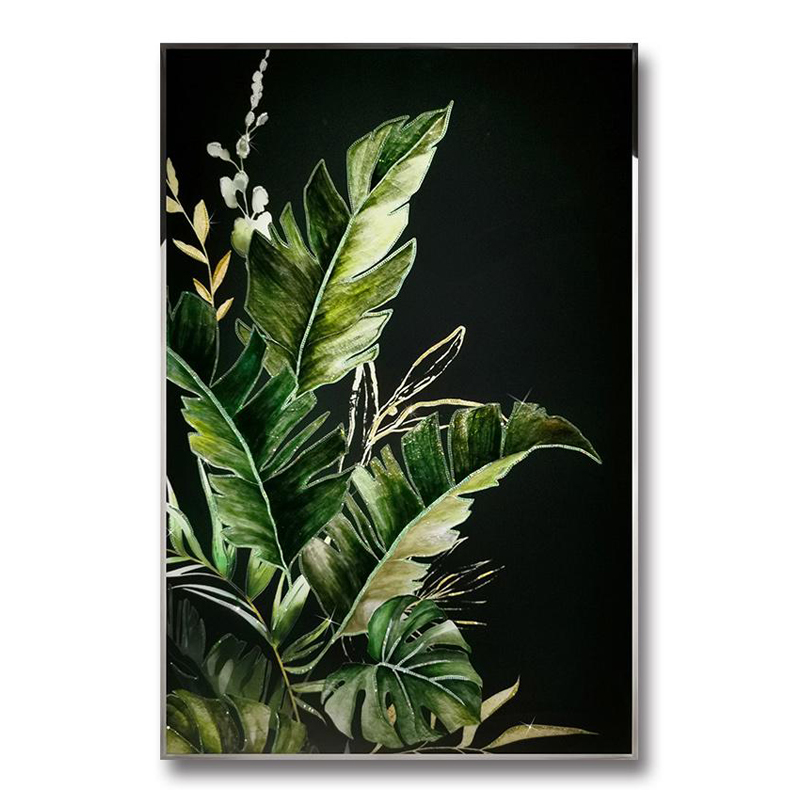 Bespoke green-toned wall art