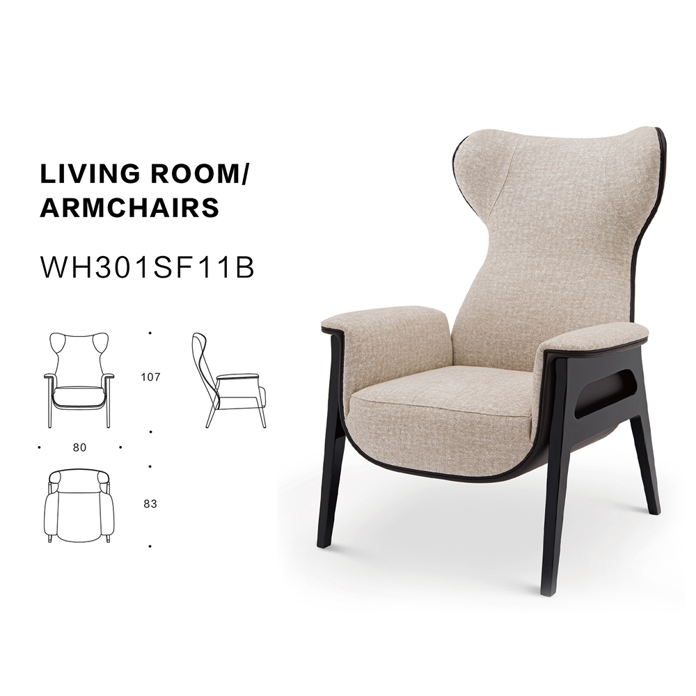 Comfy modern living room chair