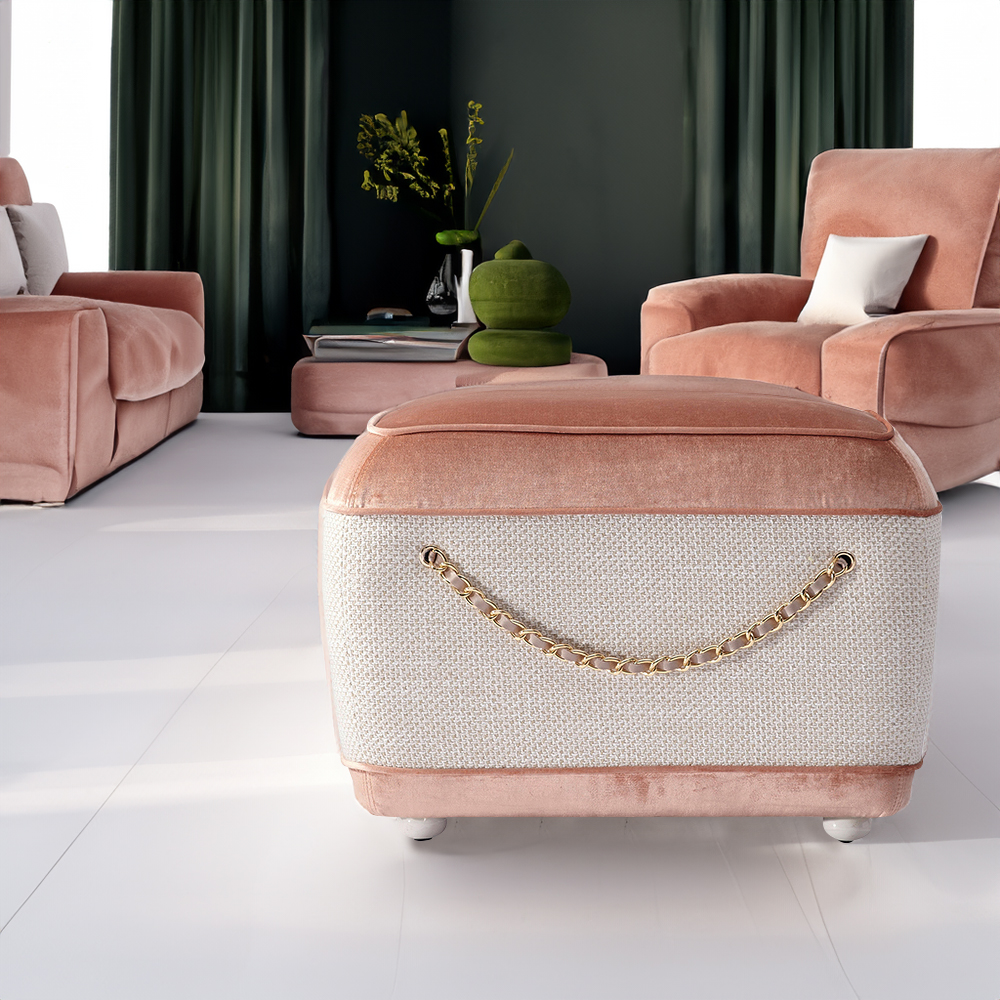 Comfortable square footstool