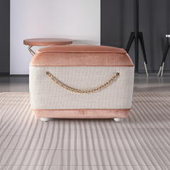 Comfortable square footstool