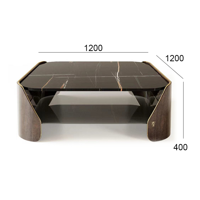 Unique Side Square Living Room Modern End Table