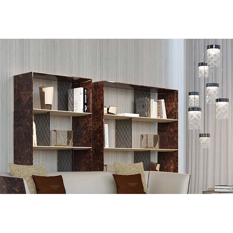 Contemporary Wooden Bookshelf with Storage