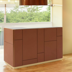 Quartz Countertop Bar with Stylish Quartz Stone Surface
