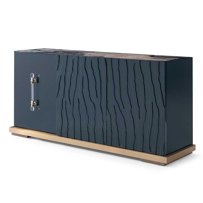 High-end luxury marble home storage sideboard