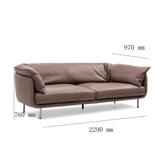 Contemporary Leather Sofa for Modern Living Spaces