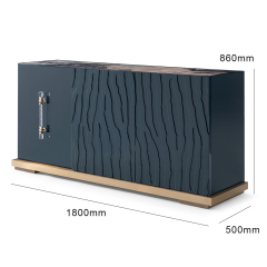 High-end luxury marble home storage sideboard