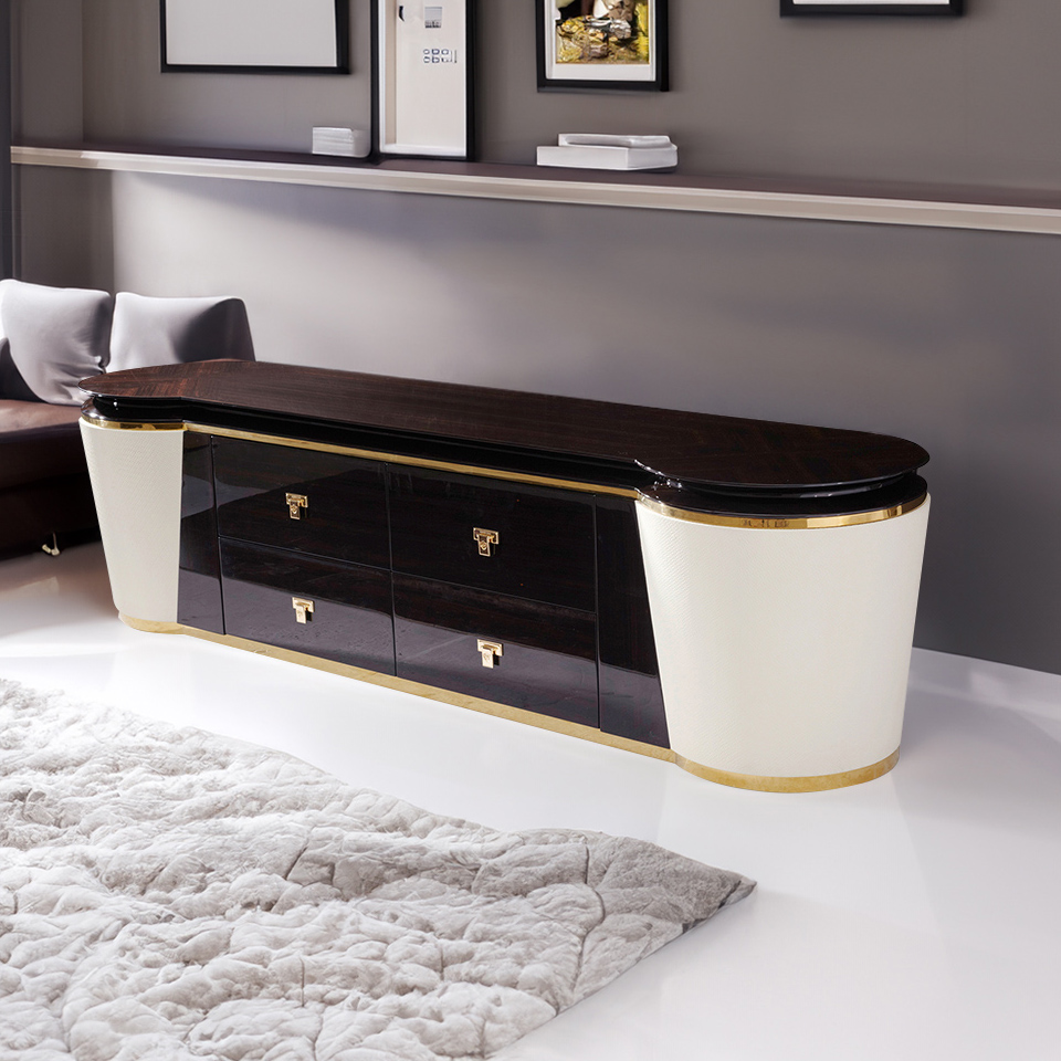 Modern design style luxury TV cabinet