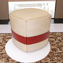 Living Room Padded Drum Stool