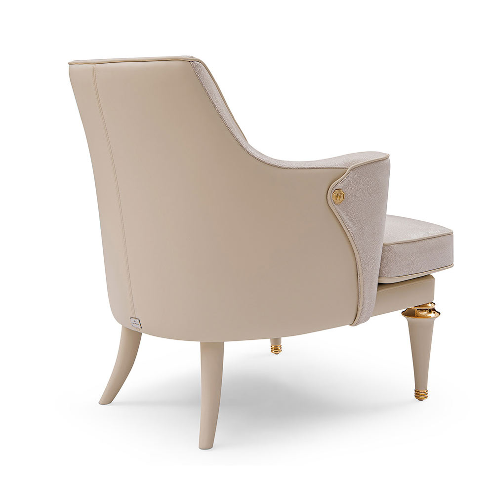 Minimalist design fabric leisure chair
