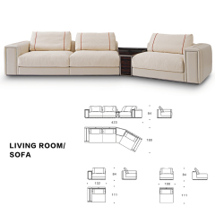 Comfortable and stylish 3-4 seater sofa