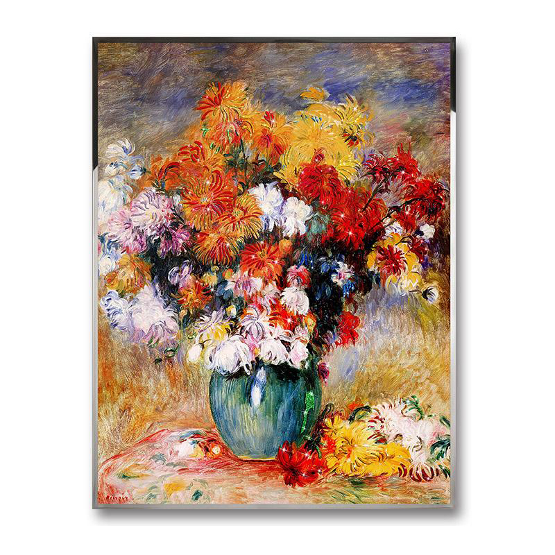 Artisan-Crafted Living Room Floral Art Decor - Blossom in Elegance