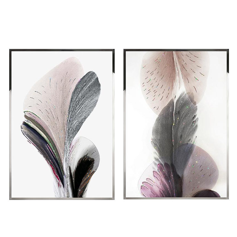 Artisan-Crafted Living Room Floral Art Decor - Blossom in Elegance