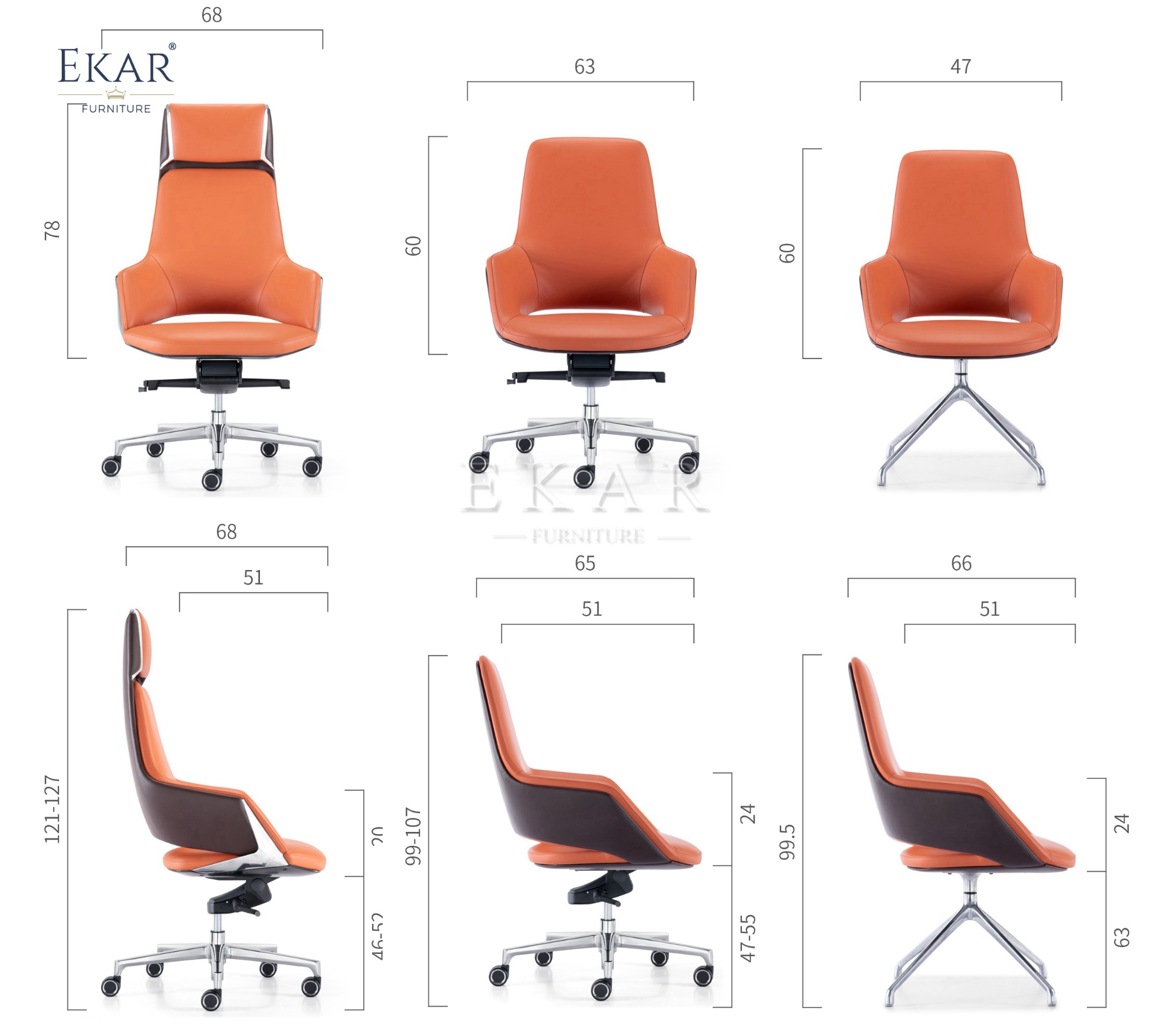 Silent Caster Office Chair for Noise-Free Mobility