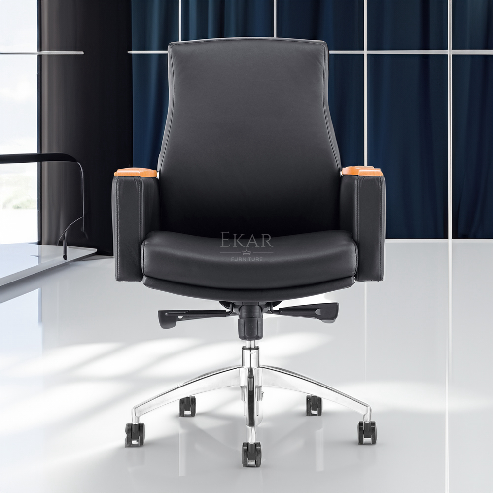 Top-Grain Leather Executive Office Chair: Luxury, Comfort, and Style
