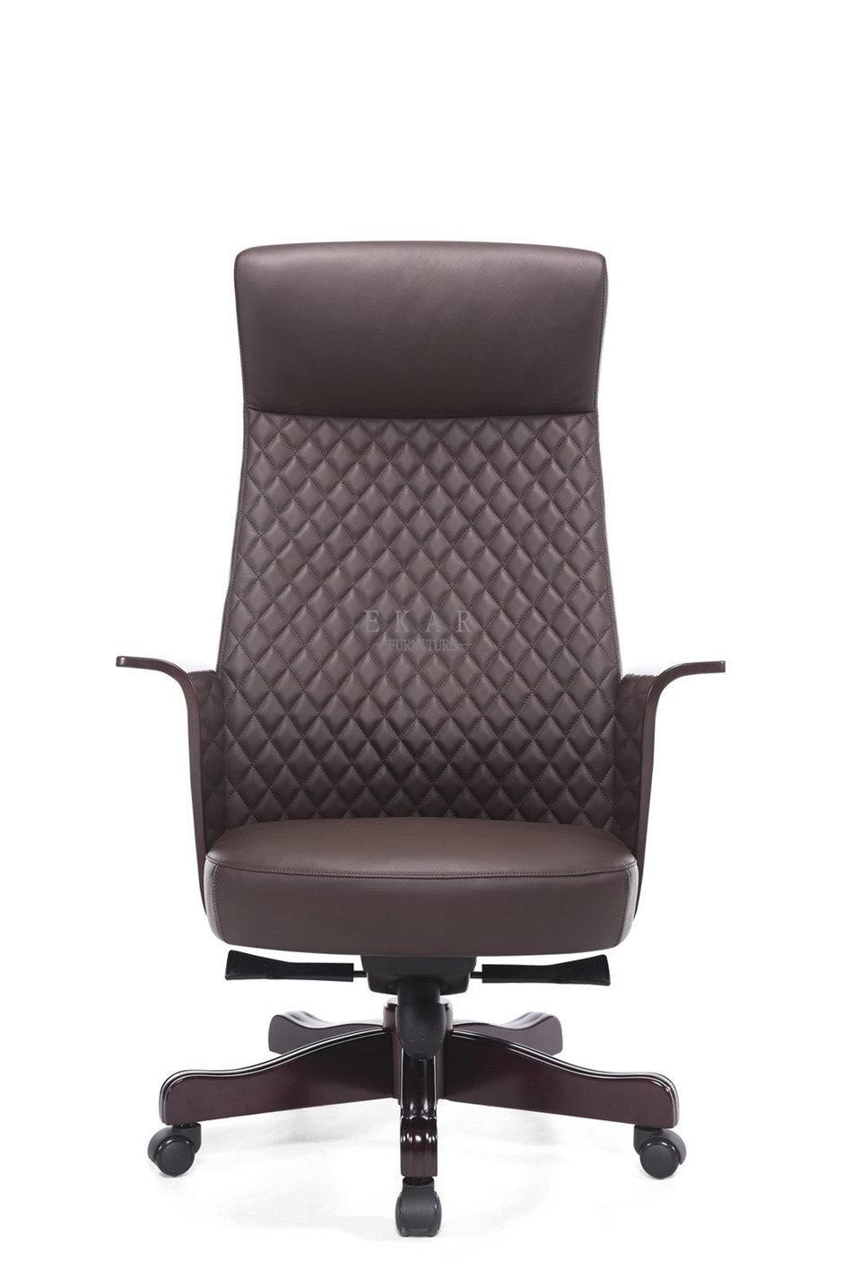 Height-Adjustable Swivel Office Chair with Casters - Versatile Ergonomic Seating