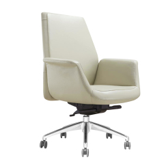 Italian Imported Leather Adjustable Office Chair - Premium Comfort and Style