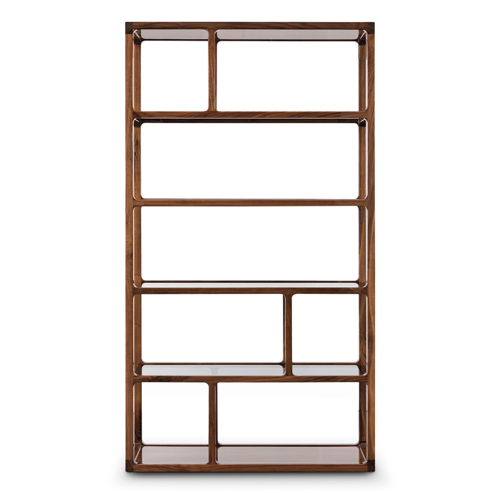 Modern large space storage wooden tea room cabinet