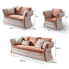 Contemporary Living Room Sofa - Stylish Comfort for Your Home