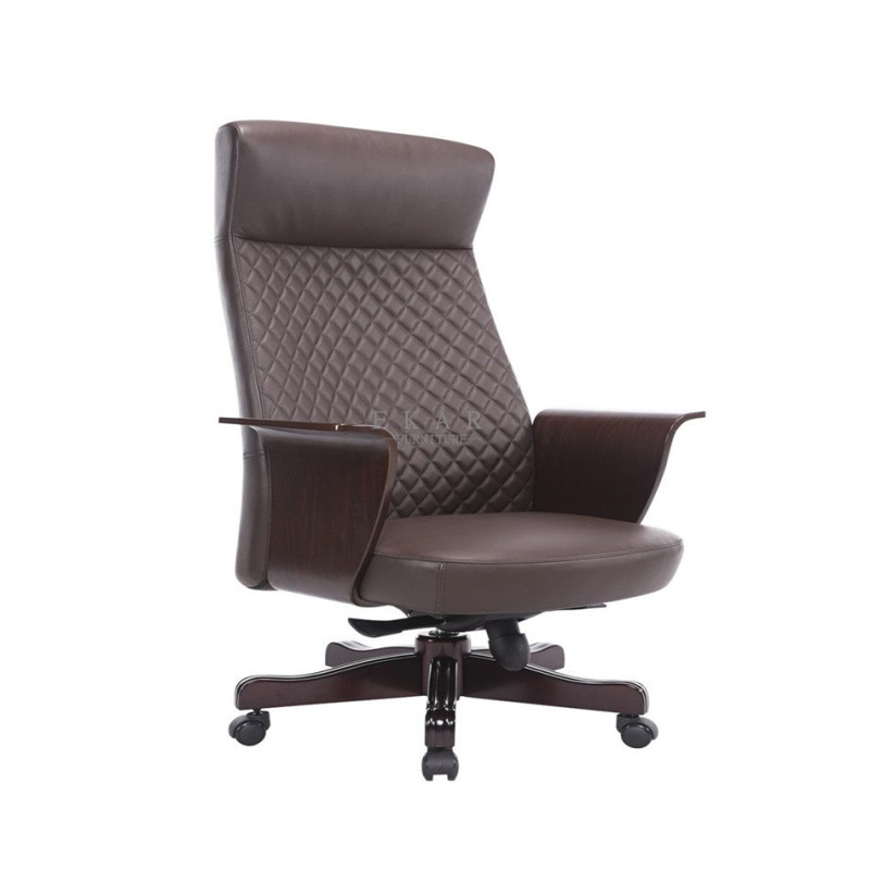 Height-Adjustable Swivel Office Chair with Casters - Versatile Ergonomic Seating