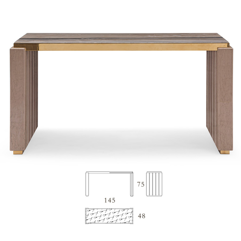 Modern and simple foyer console table