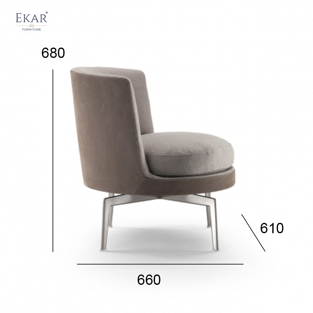 Sleek Metal Frame Chair