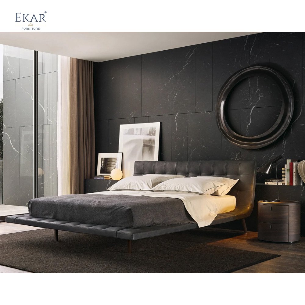 Sleek Metal Bed