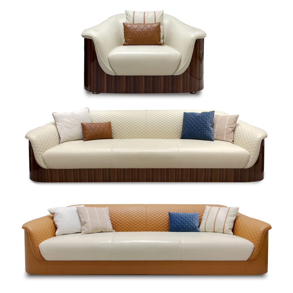 Ekar Furniture Embroidered Sofa