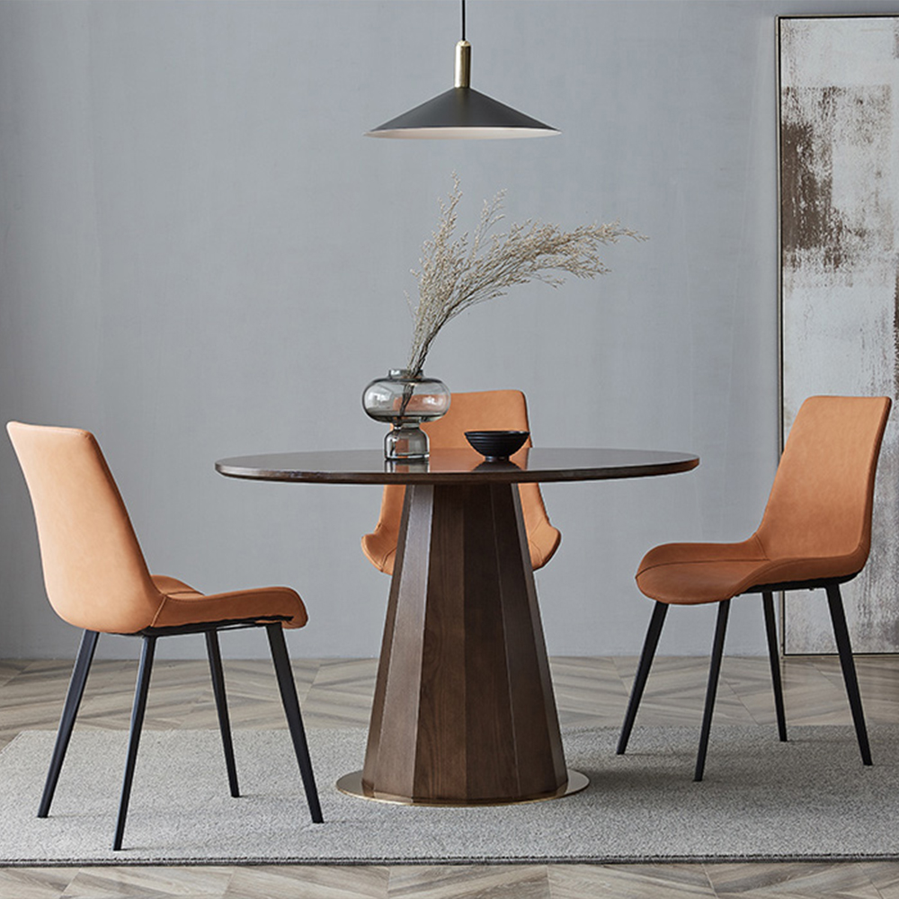 Carbon Steel Leg Dining Chair