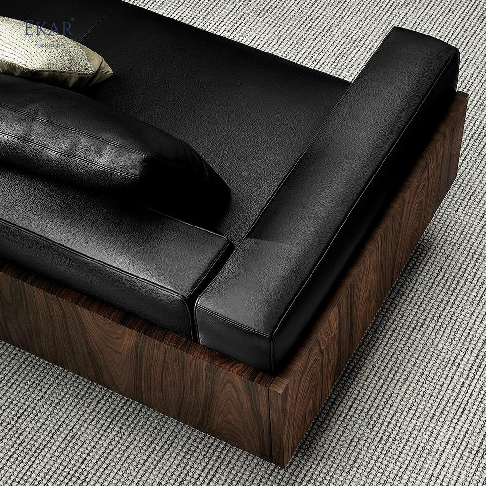 Contemporary Steel Leg Couch