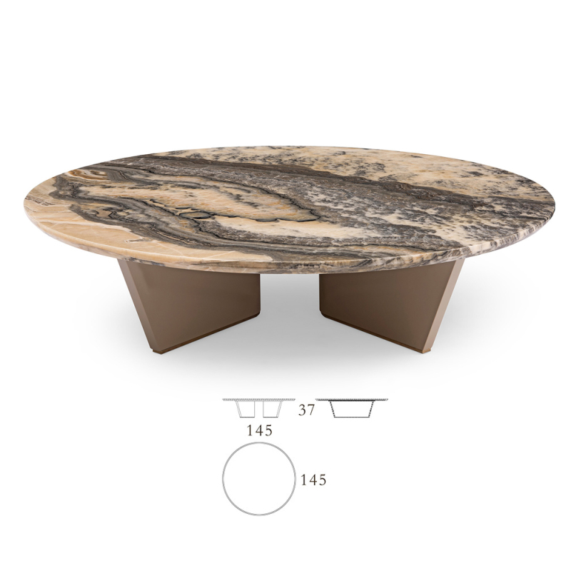 Round Marble Top Coffee Table for Your Living Room