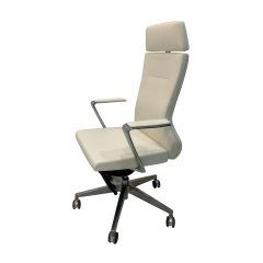 EKAR FURNITURE's Luxury Leather and Iron Office Chair - A Pinnacle of Light Luxury