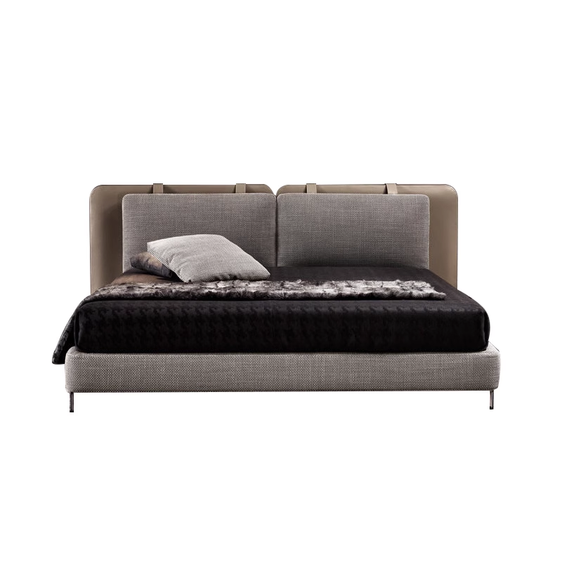 EKAR FURNITURE Luxury Leather Bed - Minimalistic Design, High-Quality Material