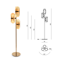 Contemporary Floor Lamp with Modern Design