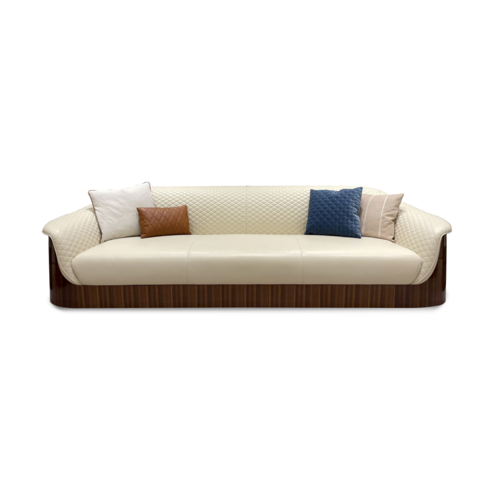 Bent French Gold Modern Living Room Sofa