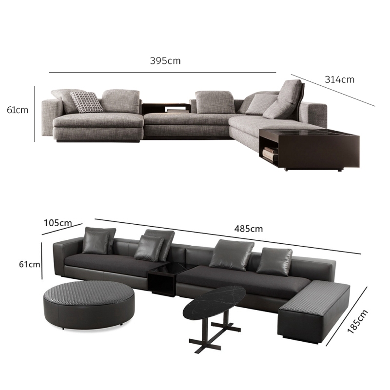 Light Luxury Simple Design Sofa Set for Living Room Furniture