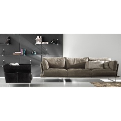 Soft and Comfortable Solid Steel Base Sofa